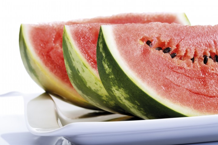 Sliced water melone