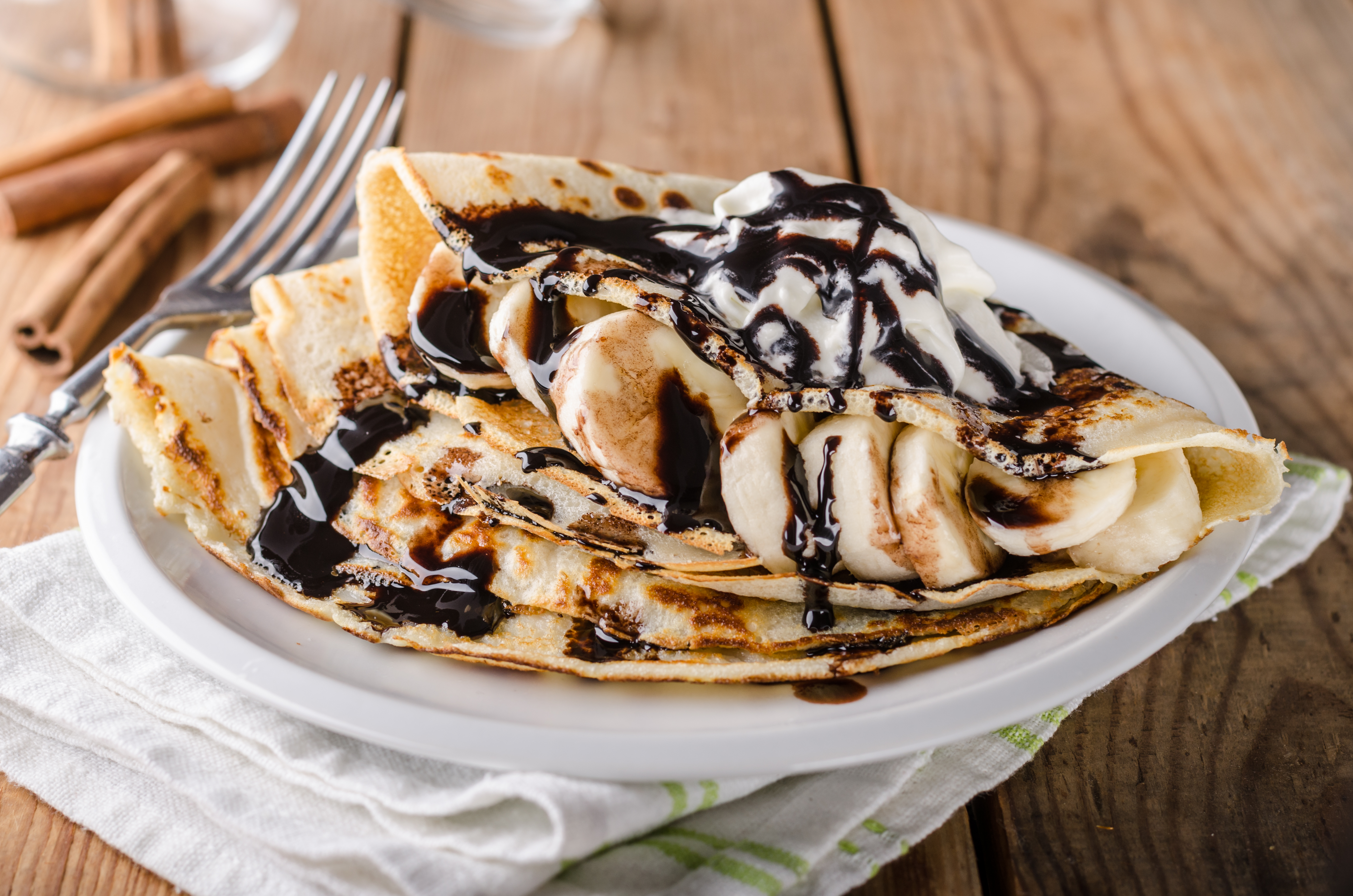 Crepes homemade, food photography, delish dessert, product photo