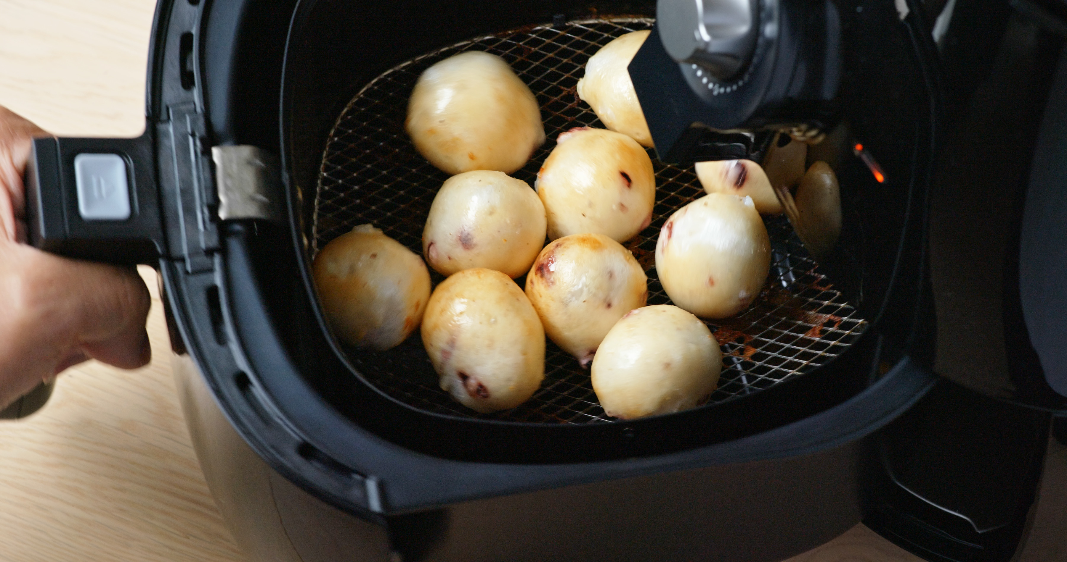 Air fryer homemade fish ball