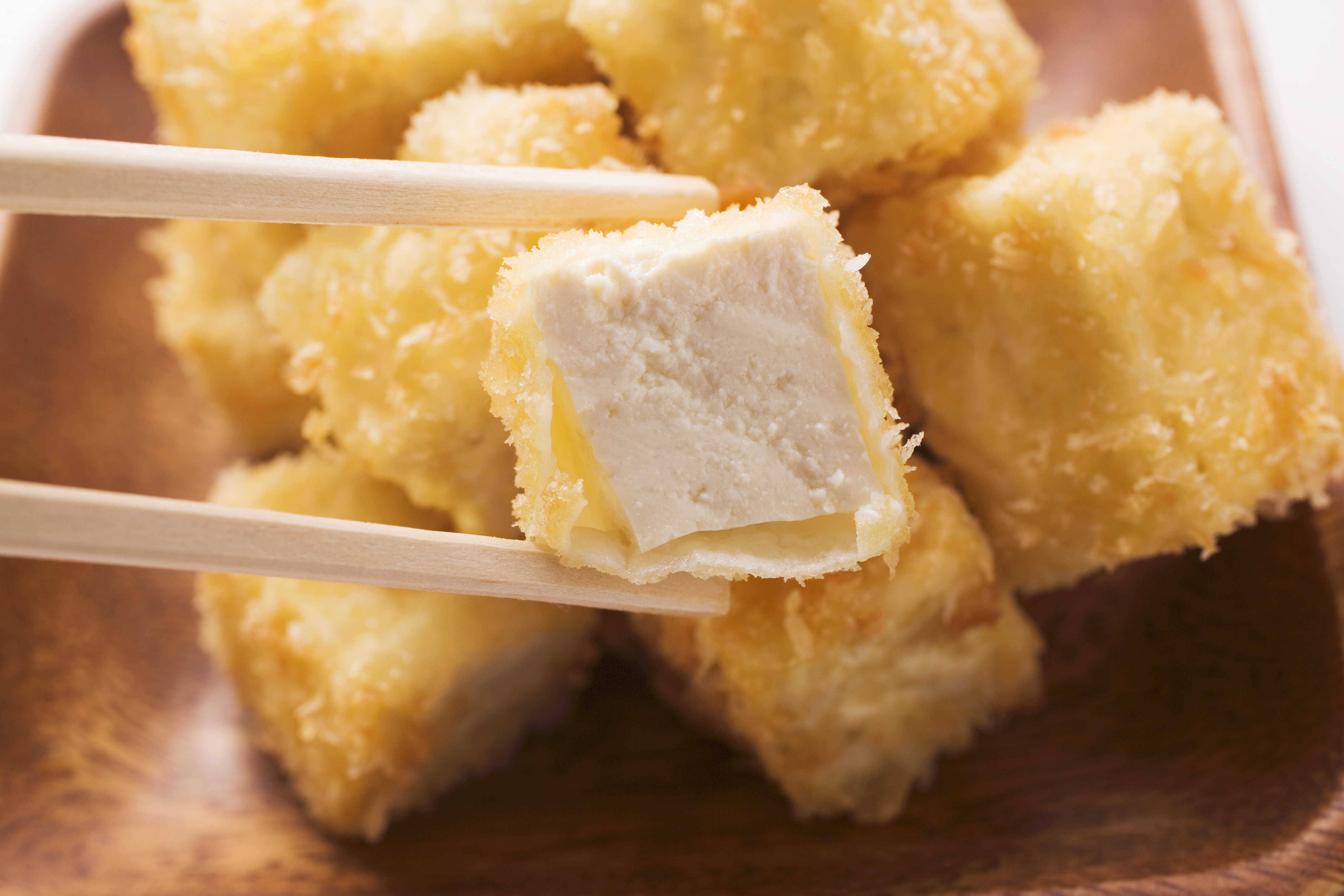 Breaded tofu cubes (Asia)