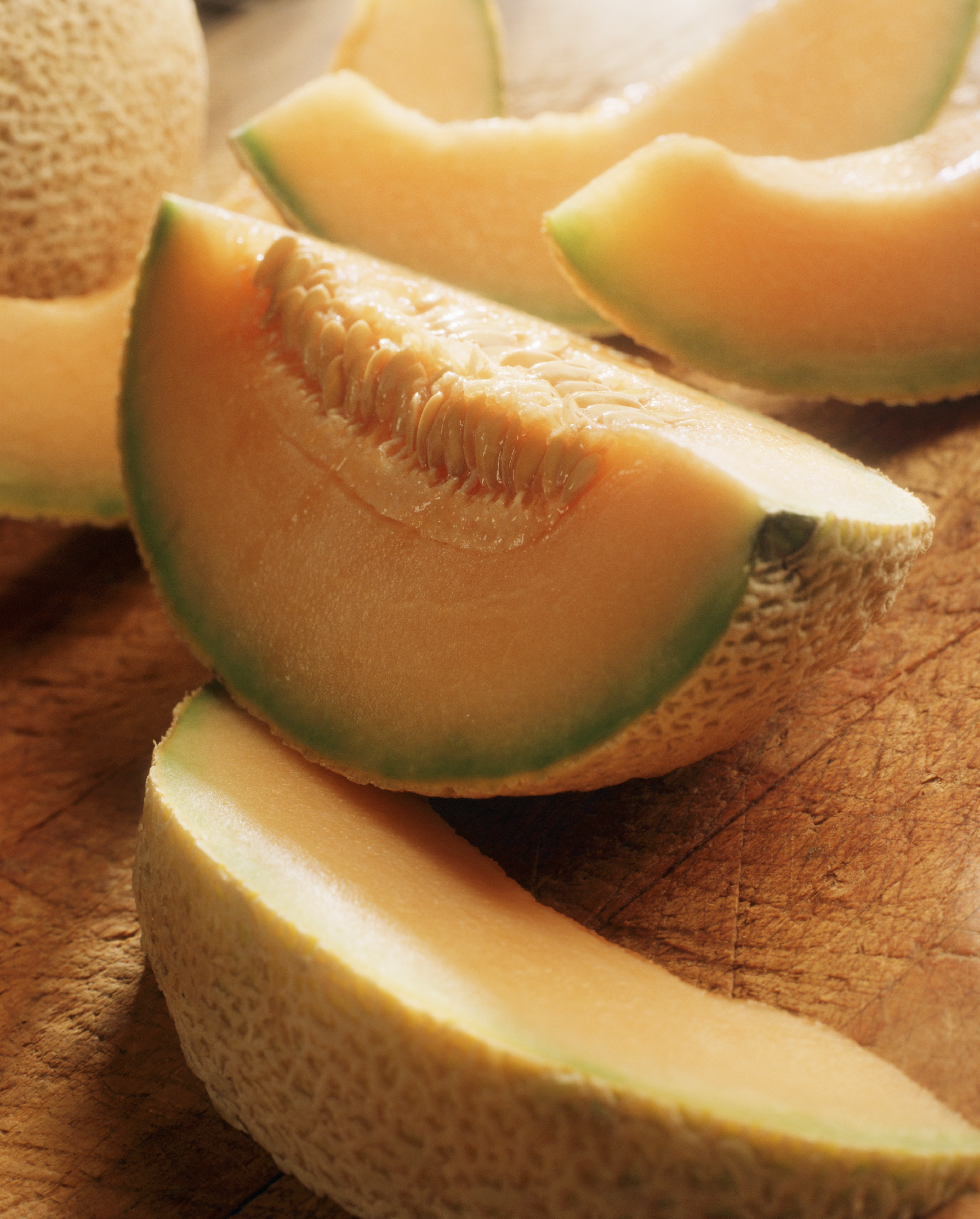 Sliced Cantaloupe